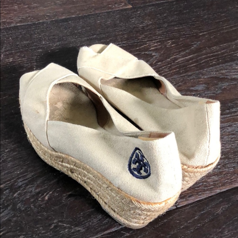 Tory Burch Espadrille Wedge Size 9